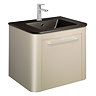 Bauhaus - Celeste Vanity Unit with Plus+Ton Basin - Calico - 3 Size Options Large Image