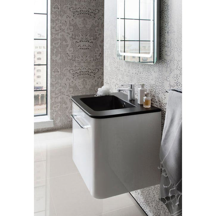 Bauhaus Celeste Vanity Unit with Plus+Ton Basin - Pebble Feature Large Image