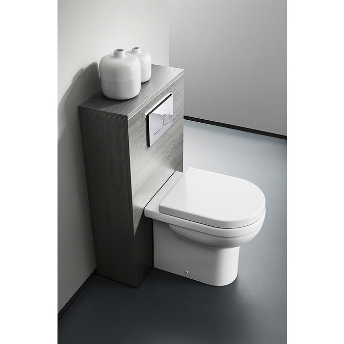 Bauhaus - Central Back to Wall Pan with Soft Close Seat Feature Large Image
