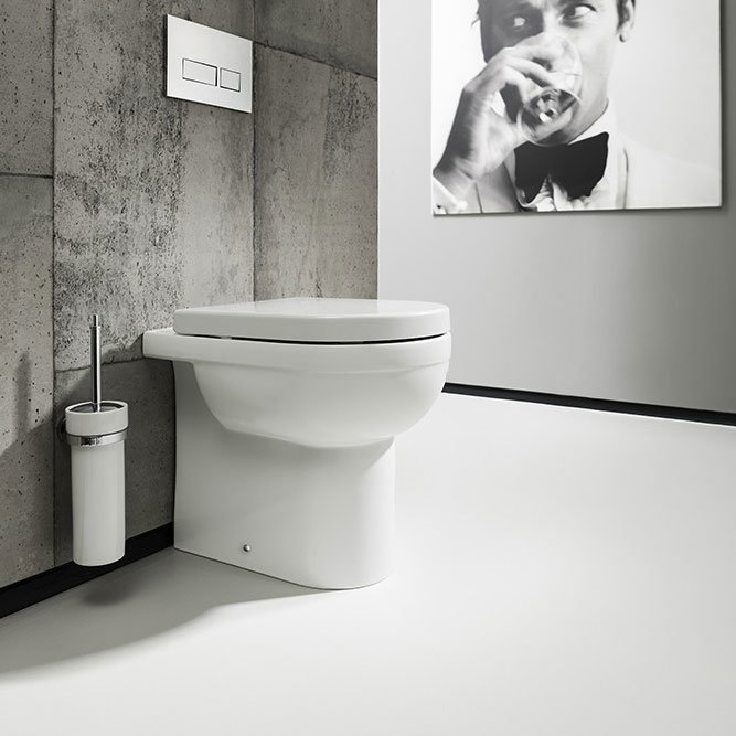 Bauhaus - Central Back to Wall Pan with Soft Close Seat Large Image