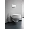 Bauhaus - Central Wall Hung Pan with Soft Close Seat Feature Large Image