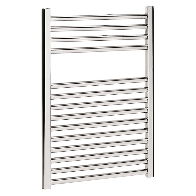 Bauhaus - Design Flat Panel Towel Rail - Chrome - Various Size Options Large Image