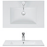 Bauhaus - Design 1 Tap Hole Inset Basin - 3 Size Options Profile Large Image