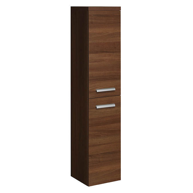 Bauhaus - Design Wall Hung Tower Storage Unit - Walnut - DE3516FWT Large Image