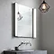 Bauhaus Duo 600 Illuminated Mirrored Cabinet - CBR6076AL Profile Large Image