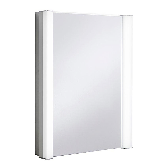 Bauhaus Duo 600 Illuminated Mirrored Cabinet - CBR6076AL Large Image