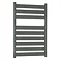 Bauhaus - Edge Flat Panel Towel Rail - Anthracite - 3 Size Options Large Image