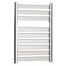 Bauhaus - Edge Flat Panel Towel Rail - Chrome - 3 Size Options Large Image