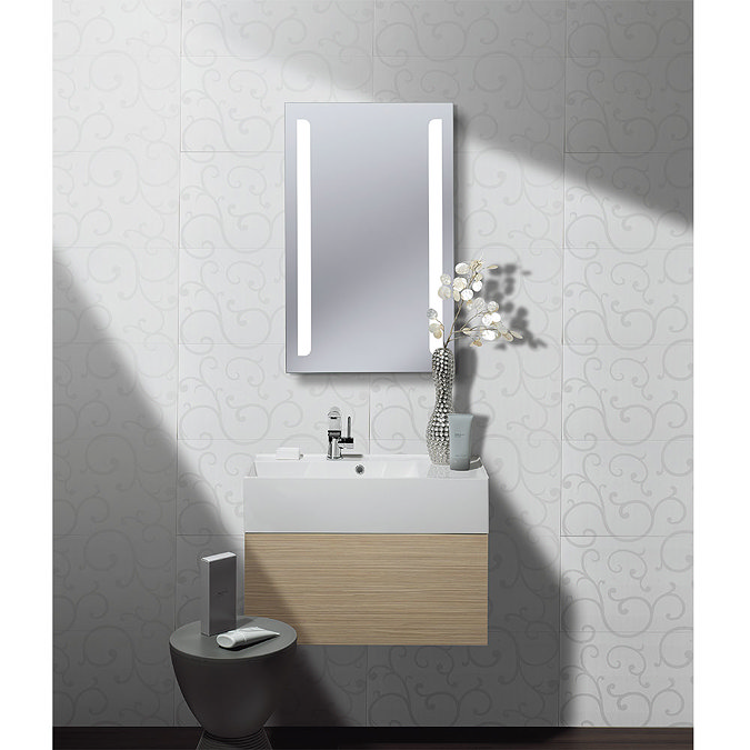 Bauhaus - Elite 70 LED Back Lit Mirror with Demister Pad - ME10070A Profile Large Image