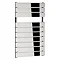 Bauhaus - Elite Flat Panel Towel Rail - Chrome - Various Size Options Large Image