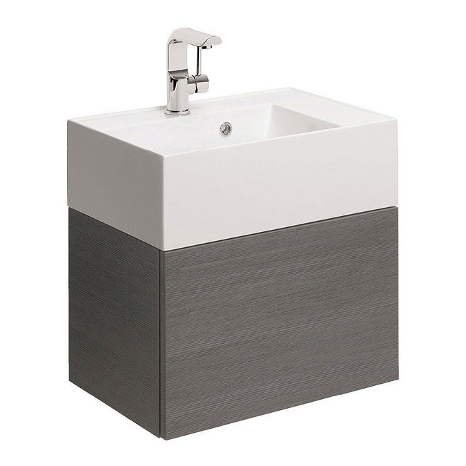 Bauhaus Elite Unit & Cast Mineral Marble Basin - Steel Large Image