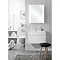 Bauhaus Elite Unit & Cast Mineral Marble Basin - White Gloss Profile Large Image