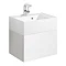 Bauhaus Elite Unit & Cast Mineral Marble Basin - White Gloss Large Image