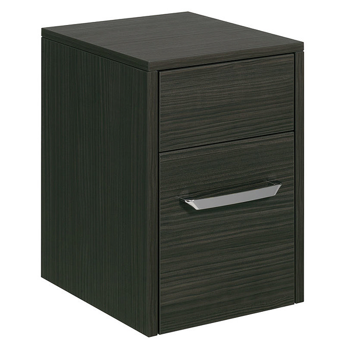 Bauhaus - Essence 30 Two Drawer Storage Unit - Anthracite - ES3035DAN Large Image