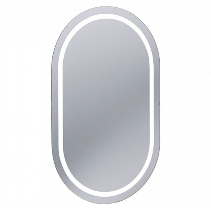 Bauhaus - Essence 50 LED Back Lit Mirror with Demister Pad - ME8050A Large Image
