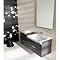 Bauhaus - Essence 50 Two Drawer Storage Unit - Ebony - ES5035DEB Profile Large Image