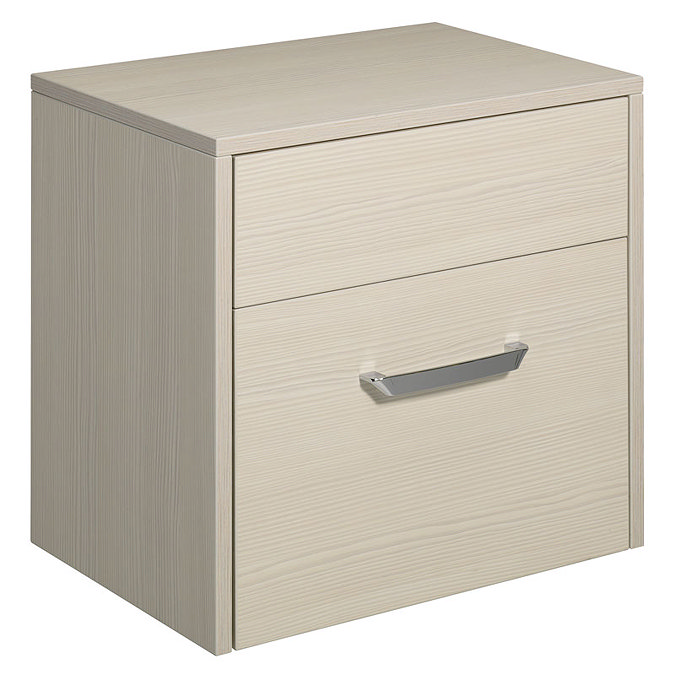 Bauhaus - Essence 50 Two Drawer Storage Unit - Glacier - ES5035DGL Large Image