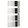 Bauhaus - Essence Curved Flat Panel Towel Rail - Chrome - 2 Size Options Large Image