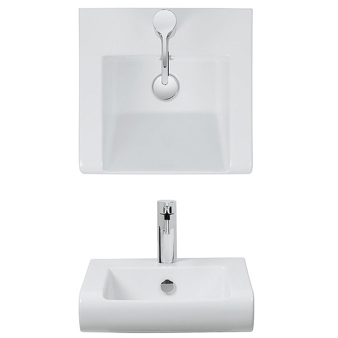 Bauhaus - Essence 1 Tap Hole Semi Recessed Basin - 3 Size Options Profile Large Image