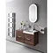 Bauhaus - Essence Unit & Basin - Walnut - 3 size options In Bathroom Large Image