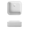 Bauhaus - Fresco Square Countertop Basin - 400 x 380mm Profile Large Image