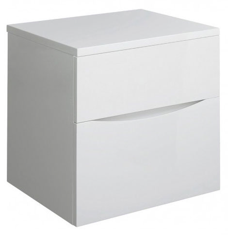 Bauhaus - Glide II Unit and Worktop - White Gloss - 3 size options Large Image