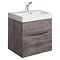 Bauhaus Glide II Vanity Unit and Basin - Driftwood Large Image