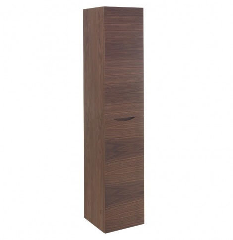 Bauhaus - Glide II Wall Hung Tower Unit - American Walnut - GL3516FAW Large Image