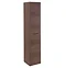 Bauhaus - Glide II Wall Hung Tower Unit - American Walnut - GL3516FAW Large Image