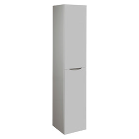 Bauhaus Glide II Wall Hung Tower Unit - Storm Grey - GL3516FSG+ Large Image