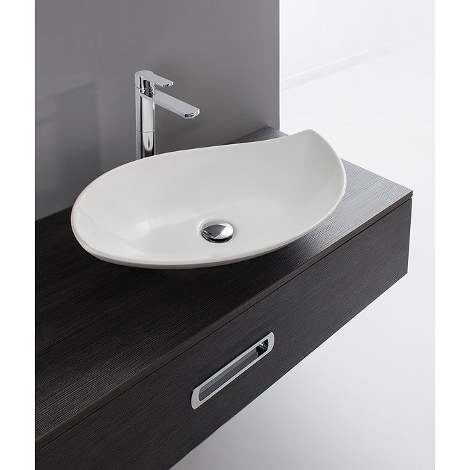 Bauhaus - Leaf Countertop Basin - 650 x 380mm Feature Large Image
