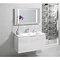 Bauhaus - Linea 80 LED Back Lit Mirror with Demister Pad - MF8060A Feature Large Image