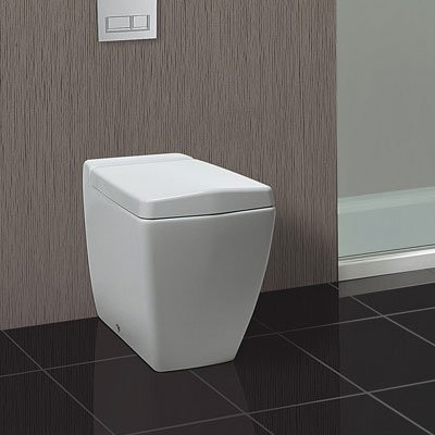 Bauhaus - Linea Back to Wall Pan with Soft Close Seat Feature Large Image