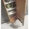 Bauhaus - Linea Wall Hung Tower Unit - Spanish Oak - LN3516FSO Feature Large Image