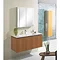 Bauhaus - Linea Wall Hung Tower Unit - Spanish Oak - LN3516FSO Standard Large Image