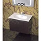 Bauhaus - Linea Wall Hung Vanity Unit with Round Basin - Graphite - 4 Size Options Feature Large Image