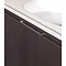 Bauhaus - Linea Wall Hung Vanity Unit with Round Basin - Graphite - 4 Size Options additional Large Image