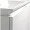 Bauhaus - Linea Wall Hung Vanity Unit with Square Basin - Spanish Oak - 4 Size Options Feature Large Image