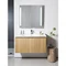 Bauhaus - Linea Wall Hung Vanity Unit with Square Basin - Spanish Oak - 4 Size Options Standard Large Image