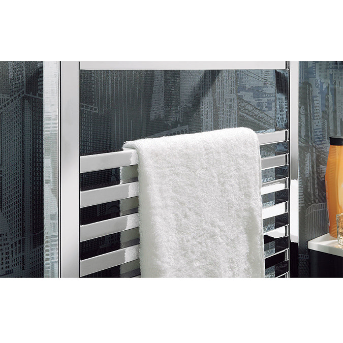 Bauhaus - Magnum Standard Straight Towel Rail - Chrome - 3 Size Options Profile Large Image