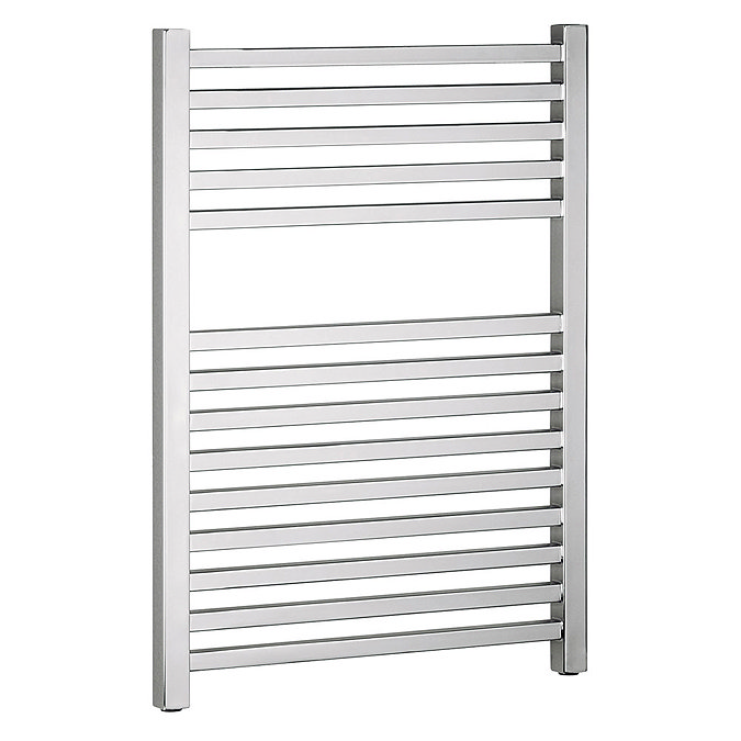 Bauhaus - Magnum Standard Straight Towel Rail - Chrome - 3 Size Options Large Image