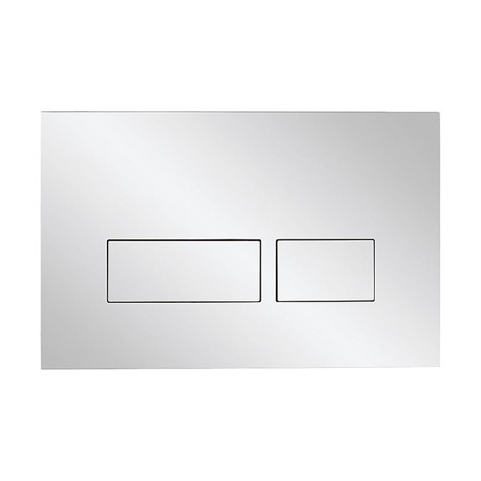 Bauhaus Mike Pro Dual Flush Plate - Polished Finish - PROFLUSHCP Large Image