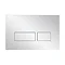 Bauhaus Mike Pro Dual Flush Plate - Polished Finish - PROFLUSHCP Large Image