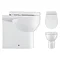Bauhaus - Modest Back to Wall Pan with Soft Close Seat Profile Large Image