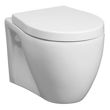Bauhaus - Modest Wall Hung Pan with Soft Close Seat Profile Large Image