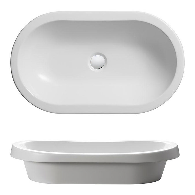 Bauhaus Monterey Countertop Basin - 307 x 602mm Profile Large Image