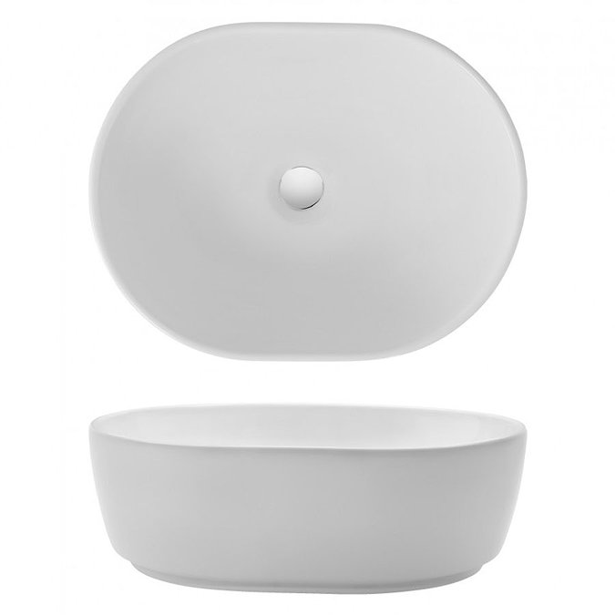 Bauhaus - Pearl Countertop Basin - 450 x 350mm  Profile Large Image