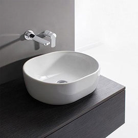 Bauhaus - Pearl Countertop Basin - 450 x 350mm Medium Image