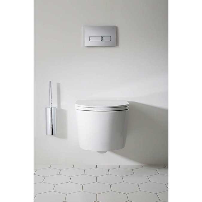 Bauhaus Pier Chrome Dual Flush Plate - PIFLUSHC Profile Large Image