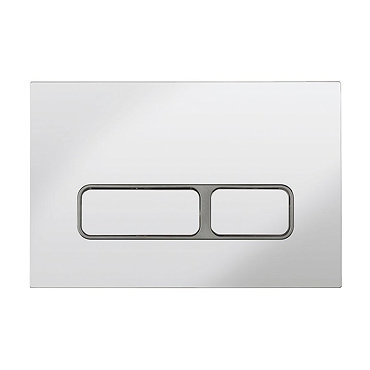 Bauhaus Pier Chrome Dual Flush Plate - PIFLUSHC  Profile Large Image